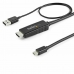 Adaptador Mini Display Port para HDMI Startech HD2MDPMM1M           1 m Preto