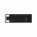 USB Zibatmiņa Kingston DT70/128GB Melns 128 GB