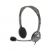 Headphones with Microphone Logitech 981-000593 Black Grey