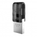 Clé USB Silicon Power Mobile C31 USB 3.1 USB-C OTG 32 GB Noir Noir/Argenté (1 Unité)