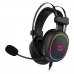 Gamer Headset Mikrofonnal Hiditec Erys ARGB Fekete Többszínű