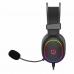 Gamer Headset Mikrofonnal Hiditec Erys ARGB Fekete Többszínű