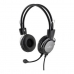 Auriculares com microfone Bluestork MC-201 Preto/Prateado