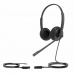 Auriculares com microfone Yealink YHS34 Dual Preto