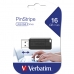 USB-Penn Verbatim 49063 Svart 16 GB