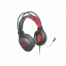 Headphones with Microphone Genesis Radon 300 Black Red