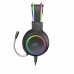 Auriculares con Micrófono Mars Gaming MHRGB Negro