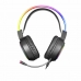 Auriculares con Micrófono Mars Gaming MHRGB Negro