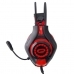 Casques avec Microphone Esperanza EGH420R Noir Rouge