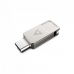 USB Zibatmiņa V7 VF364GTC Sudrabains 64 GB