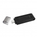 USB-stik Kingston DT70/64GB Sort 64 GB