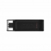 USВ-флешь память Kingston DT70/64GB usb c Чёрный