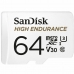 Card Micro SD SanDisk High Endurance 64GB 64 GB