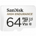 Micro SD karta SanDisk High Endurance 64GB 64 GB