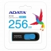 Στικάκι USB Adata PEN-256ADATA-UV128-B 256 GB Μπλε Μαύρο Μαύρο/Μπλε