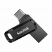 Στικάκι USB SanDisk SDDDC3-128G-G46 Μαύρο Μαύρο/Ασημί 128 GB