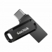 USB-Penn SanDisk SDDDC3-128G-G46 Svart Svart/Sølv 128 GB