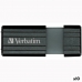 USB flash disk Verbatim PinStripe Čierna 64 GB