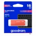 USB atmintukas GoodRam UME3 Oranžinė Juoda 16 GB