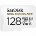 Κάρτα Μνήμης Micro SD με Αντάπτορα SanDisk High Endurance UHS-I Λευκό 128 GB