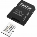 Micro-SD memóriakártya adapterrel SanDisk High Endurance UHS-I Fehér 128 GB