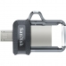 USB flash disk SanDisk SDDD3-128G-G46 Černý Stříbřitý 128 GB