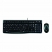 Keyboard and Mouse Logitech 920-002550 USB Black Spanish Qwerty