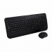 Tastiera e Mouse V7 CKW300 Nero Spagnolo Qwerty in Spagnolo