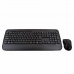 Keyboard and Mouse V7 CKW300 Black Spanish Spanish Qwerty