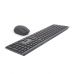 Teclado e Rato sem Fios GEMBIRD KBS-ECLIPSE-M500-PT Cinzento