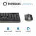 Keyboard and Wireless Mouse iggual WMK-Business