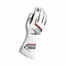 Men's Driving Gloves Sparco Fehér Piros/Fekete