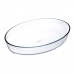 Ovnskål Ô Cuisine Ocuisine Vidrio Gjennomsiktig Glass Oval 40 x 28 x 7 cm (4 enheter)