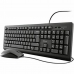 Tastatur og Mus Trust TKM-250 Svart Spansk Qwerty