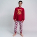 Pyjamas Harry Potter Röd (Vuxna) Män