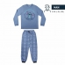 Pyjamat Stitch Miehet Sininen (Aikuisten)