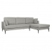 Ležaljka Sofa DKD Home Decor Siva Poliester Metal (240 x 160 x 85 cm)