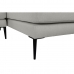 Chaise Longue Sofa DKD Home Decor Grijs Polyester Metaal (240 x 160 x 85 cm)