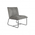 Armchair DKD Home Decor Black Grey Metal 66 x 71 x 77 cm