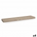 Hyllor Confortime Trä MDF Brun 23,5 x 80 x 3,8 cm (4 antal)