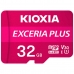 Mikro SD atminties kortelė su adapteriu Kioxia Exceria Plus Rožinė 10 klasė UHS-I U3