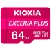 Micro-SD memóriakártya adapterrel Kioxia Exceria Plus Rózsaszín 10 osztály UHS-I U3