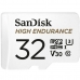 Карта памяти микро-SD с адаптером SanDisk High Endurance 32 GB