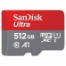 Micro SD geheugenkaart met adapter SanDisk Ultra 512 GB