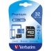 Micro-SD Minneskort med Adapter Verbatim 44083