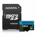 Mikro SD atminties kortelė su adapteriu Adata CLASS10 128 GB
