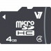 Card Micro SD V7 VAMSDH4GCL4R-2E 4GB 4 GB