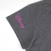 Moteriški marškinėliai su trumpomis rankovėmis Stitch Tamsiai pilka Pilka