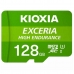 Mikro SD atminties kortelė su adapteriu Kioxia Exceria High Endurance 10 klasė UHS-I U3 Žalia
