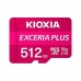Micro SD geheugenkaart met adapter Kioxia PLUS UHS-I C10 R98 512 GB
